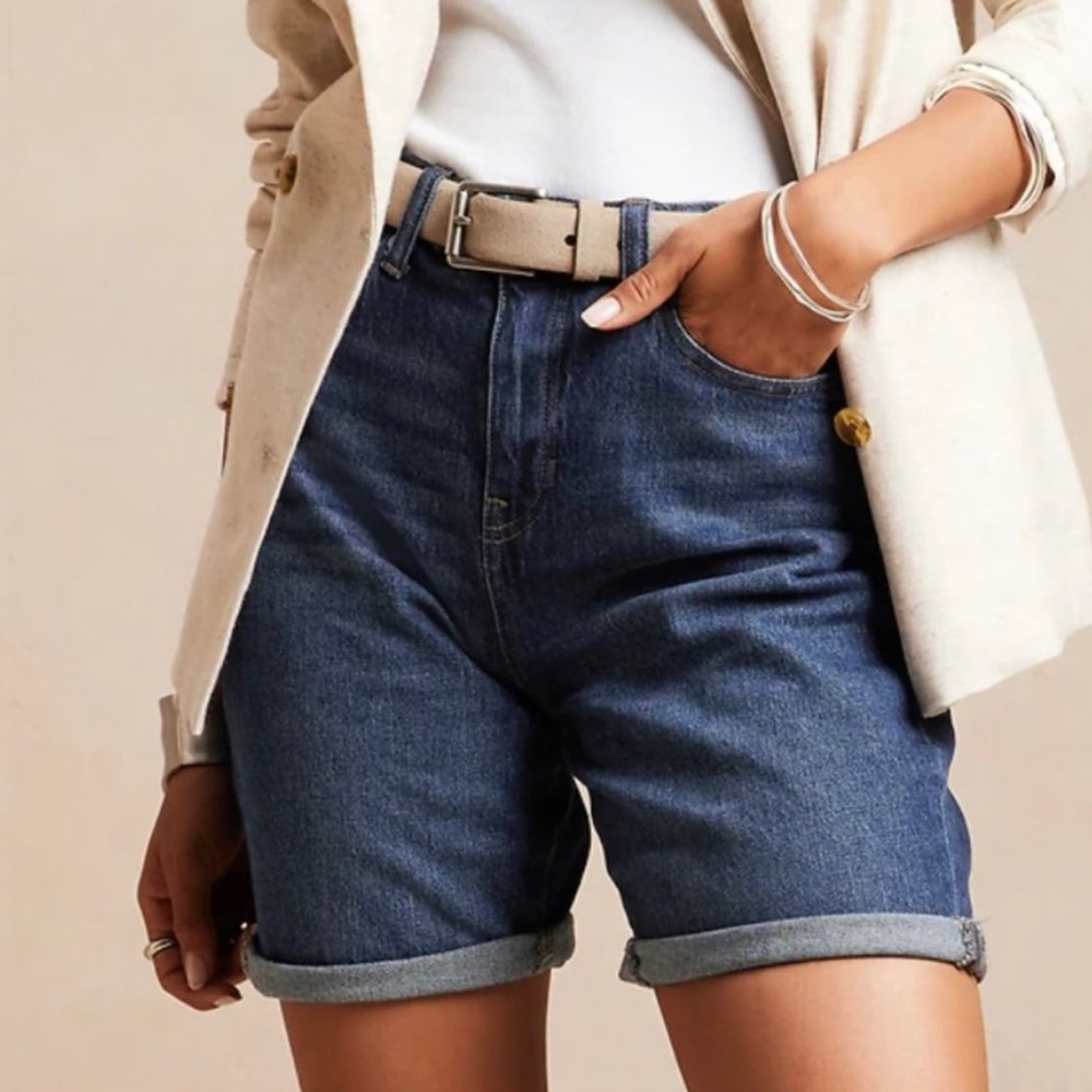 Banana Republic Factory Girlfriend Denim Short Sz.8 NWT